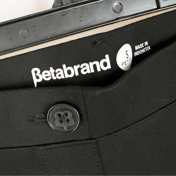 Betabrand Black Classic Bootcut Stretch Dress Pants Minimalist - Picture 4 of 5